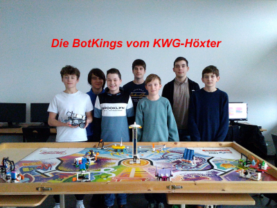 KWG-BotKings sammeln erste Erfahrungen in der FirstLegoLeague