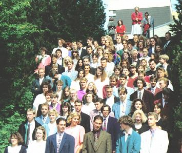 Die Abiturientia 1992 auf einem Jubiläumstreffen